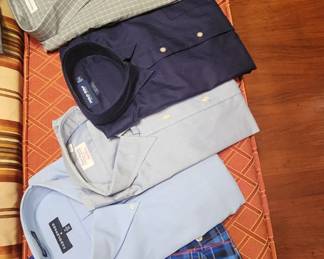 Just some of the NIB mens dress shirts & occasional shirts. Ralph Lauren, Nemon Marcus