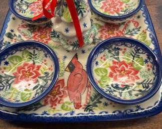 Polish Pottery Nut dish