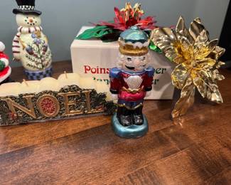 Dept 56 Metal poinsettia taper holders
Vintage candles