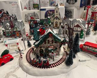 Vintage Department 56 Snow Village and accessories