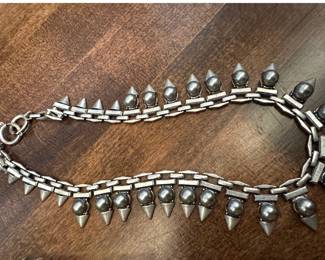 Vintage Stella and Dot Silver and Black Pearl
Necklace