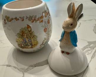 Vintage Peter Rabbit Biscuit Jar