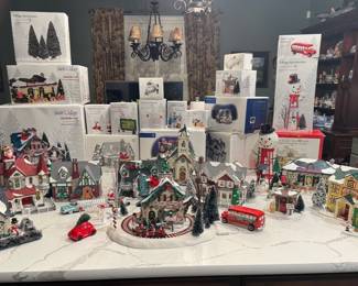 Department 56 Snow Village with accessories