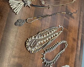 Vintage Stella and Dot convertible necklaces