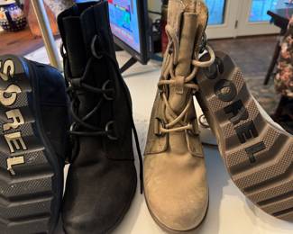 New Sorel waterproof boots. 