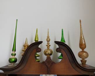 Christmas finial collection