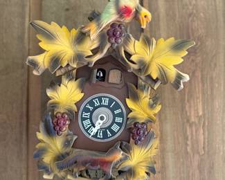 Colorful German made cuckoo clock