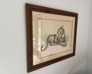 Beautiful David Chandler framed print singed and numbered 11/300