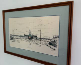 Framed Jim Sabol of the dock