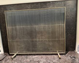 Unique fireplace screen