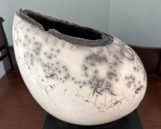 Contemporary Raku ceramic sculpture