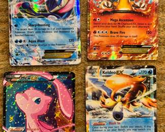 Some of the special Pokémon cards!