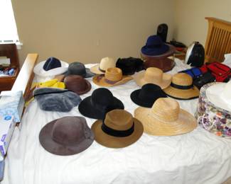 Hats many are from Talbots