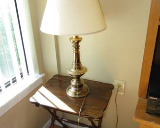Lamp and snack table