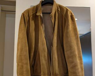 Men's Ferragamo suede bomber jacket, stunning condition!!