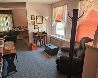 DESK, CHAIR, HALL TREE, SOFA TABLE