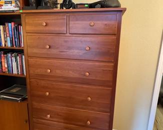 All wood dresser