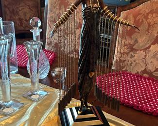 Erte’ L ‘Orientale Art Deco Bronze Sculpture. Must see!