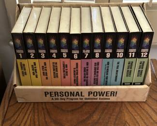 Vintage Tony Robbins sel improvement set.