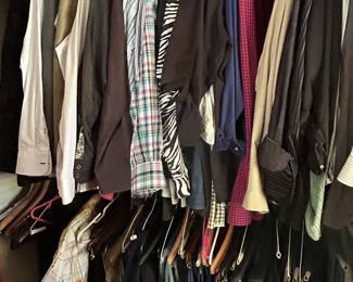 Men’s clothing.