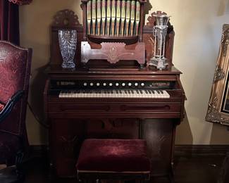 W. Bell & Co. pump organ in operating condition, circa 1890's .