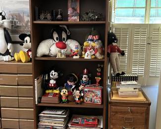 Disney & Warner Brothers collectibles.