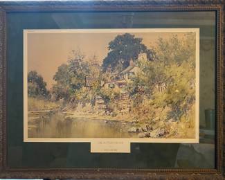 Beautifully framed print of Dr. Sutter’s Home by Paul Sawyier