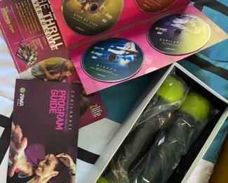 Zumba exercise weights & cds