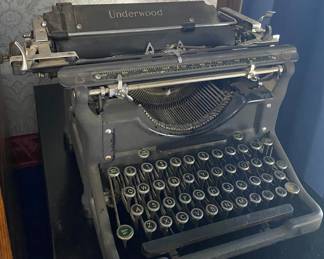 Antique Underwood typewriter