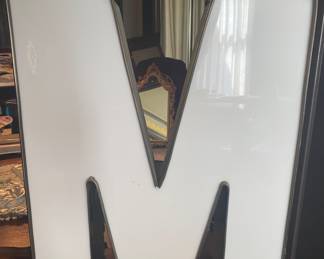 Light-up letter M