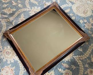 Lg. Framed beveled mirror