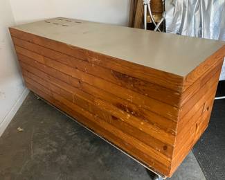 Vintage store counter cabinet