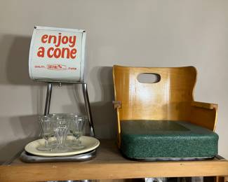 Vintage booster seat