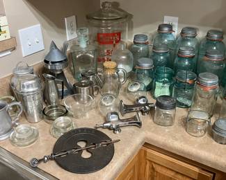 Assorted Vintage Kitchen & Canning items