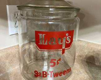 Vintage Lays counter jar