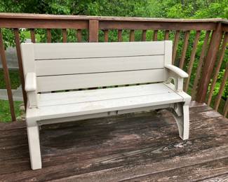 Outdoor bench