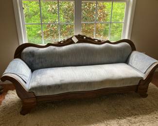 Victorian parlor sofa