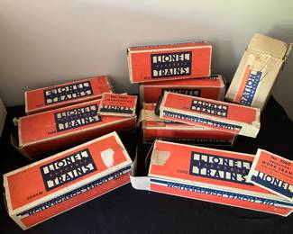 Vintage Lionel trains and track