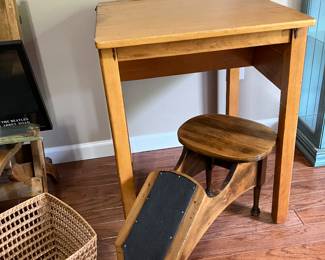 Vintage Desk & shoe salesman’s bench