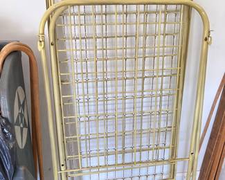 Antique metal frame bed