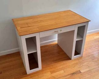 Computer Desk With Side Slots