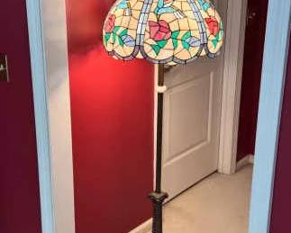 Tiffany Style Tall Lamp