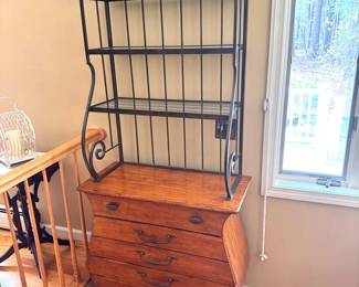 Hour Glass Shaped Bakers Rack