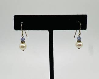 Sterling Silver & Pearl Earrings