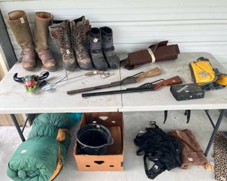 BOOTS, BB GUNS, MORE