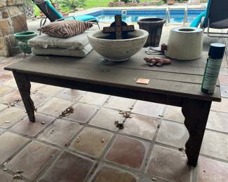 WOODEN COFFEE TABLE