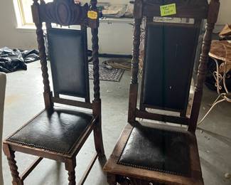 ANOTHER UNIQUE PAIR OF CHAIRS