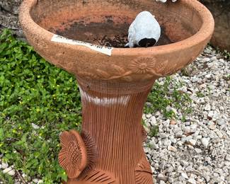 AND ANOTHER BIRDBATH