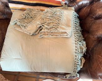 FRINGED COMFORTER & SHAMS