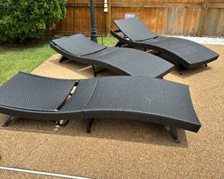 Patio pool chairs
